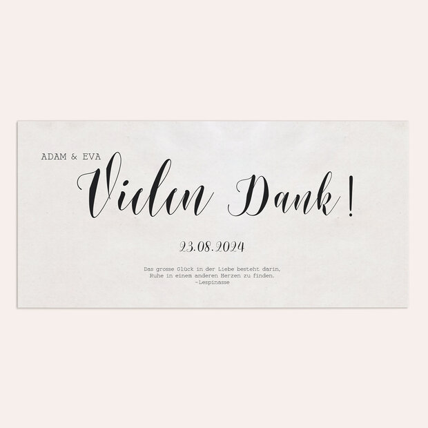 Danksagungskarten Goldene Hochzeit - Luftsprung für 50 Jahre