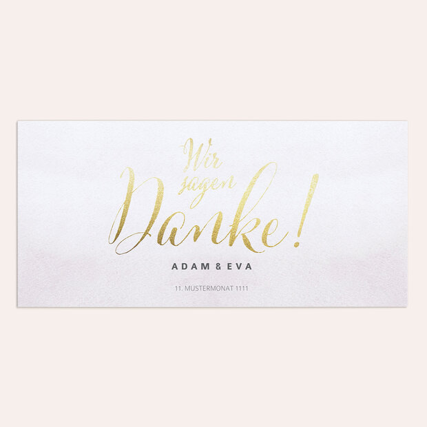 Danksagungskarten Goldene Hochzeit - Bedeutsame Zweisamkeit