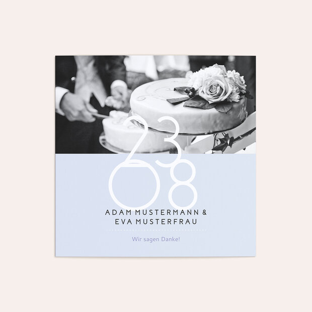 Danksagungskarten Goldene Hochzeit - Married 50 years