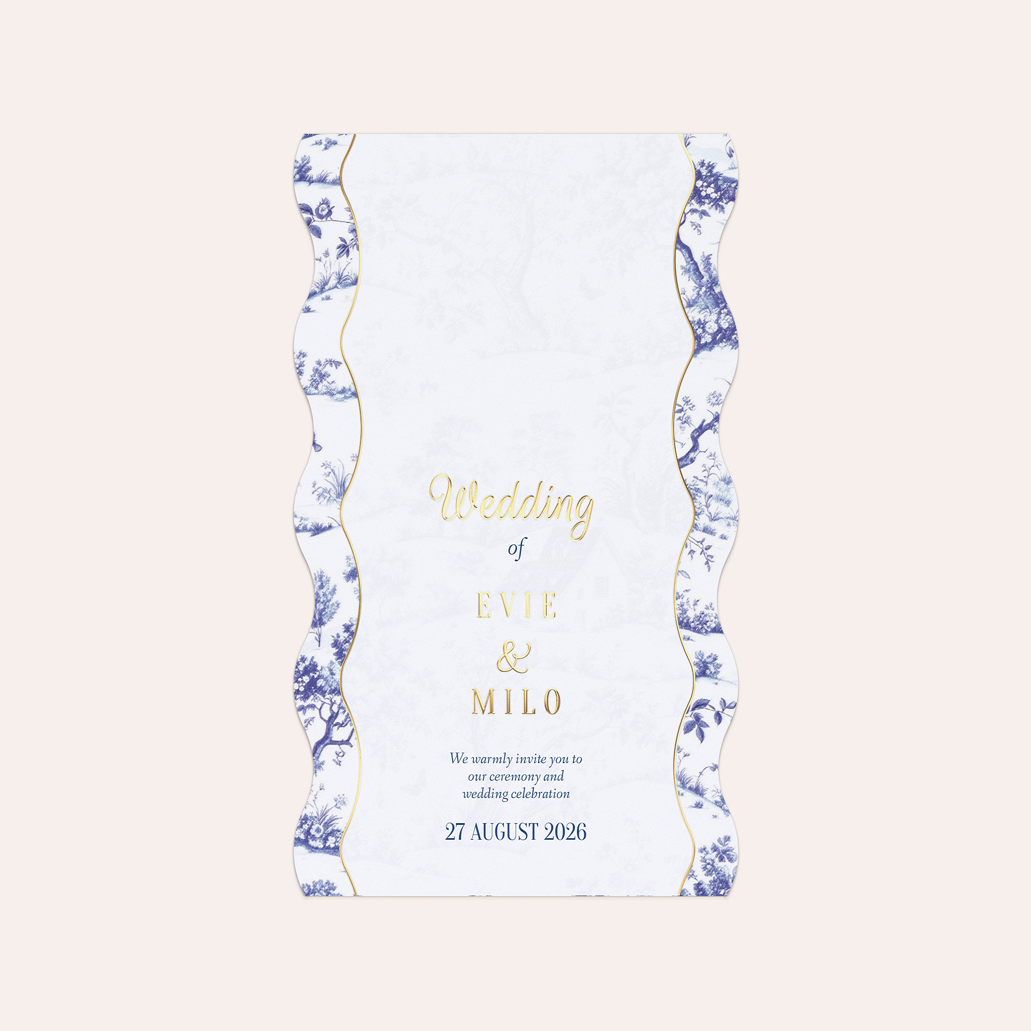 Fine Blue Toile de Jouy