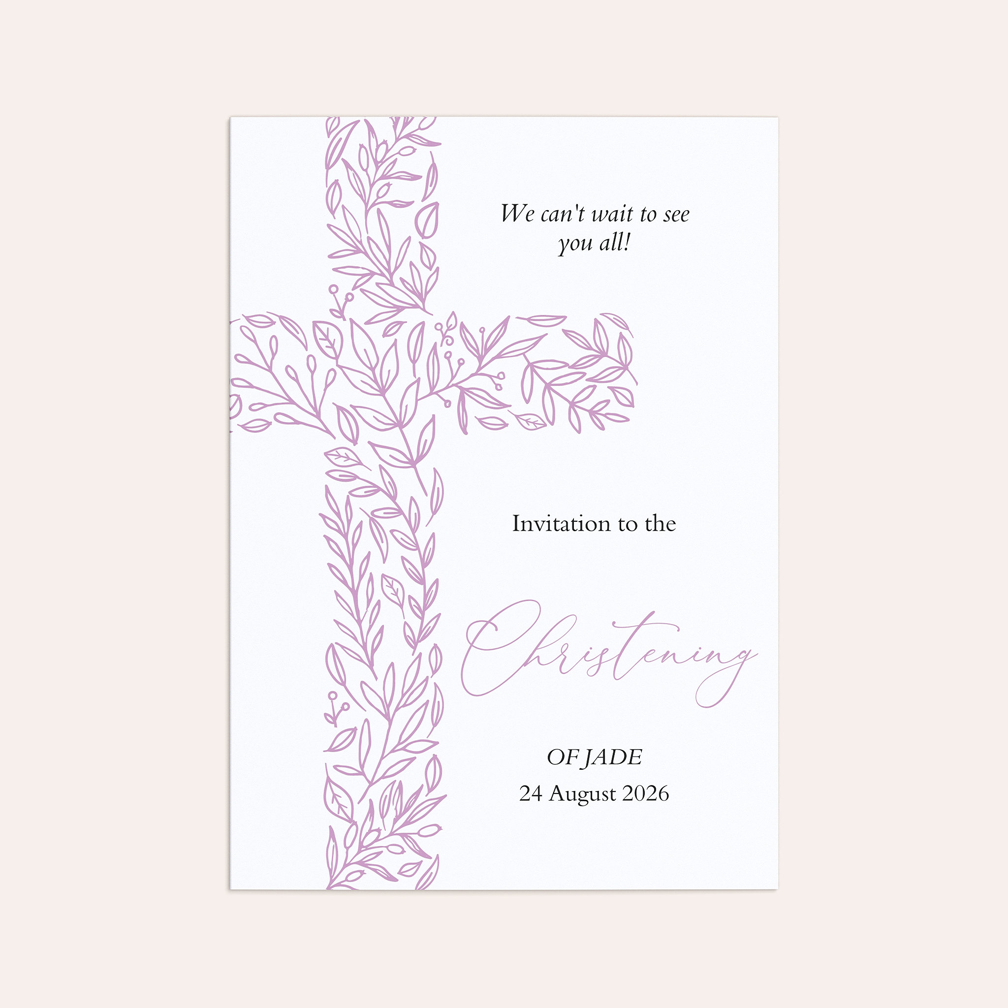 Blossom Christening