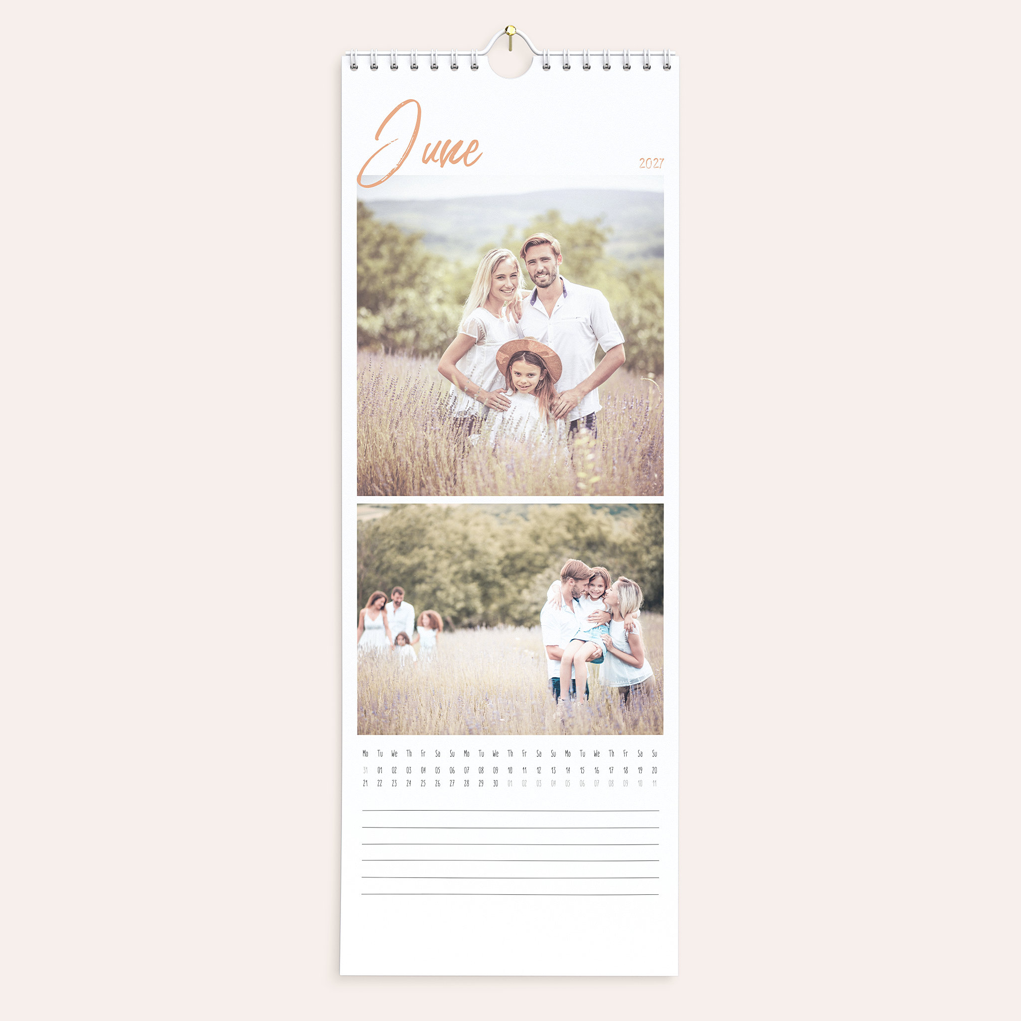 Kitchen Calendar "Through the Year with Us"