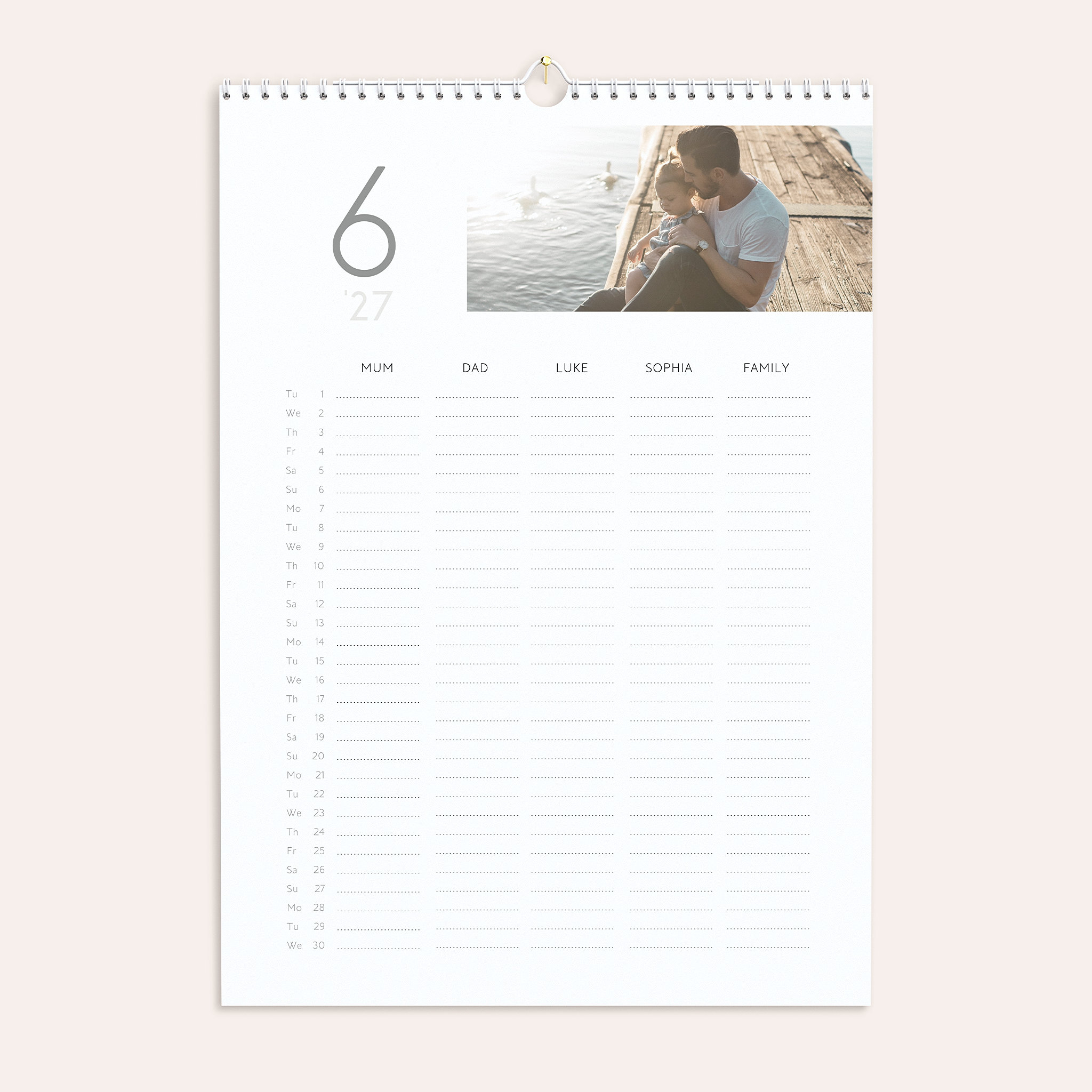 Pure Moments Family Planner