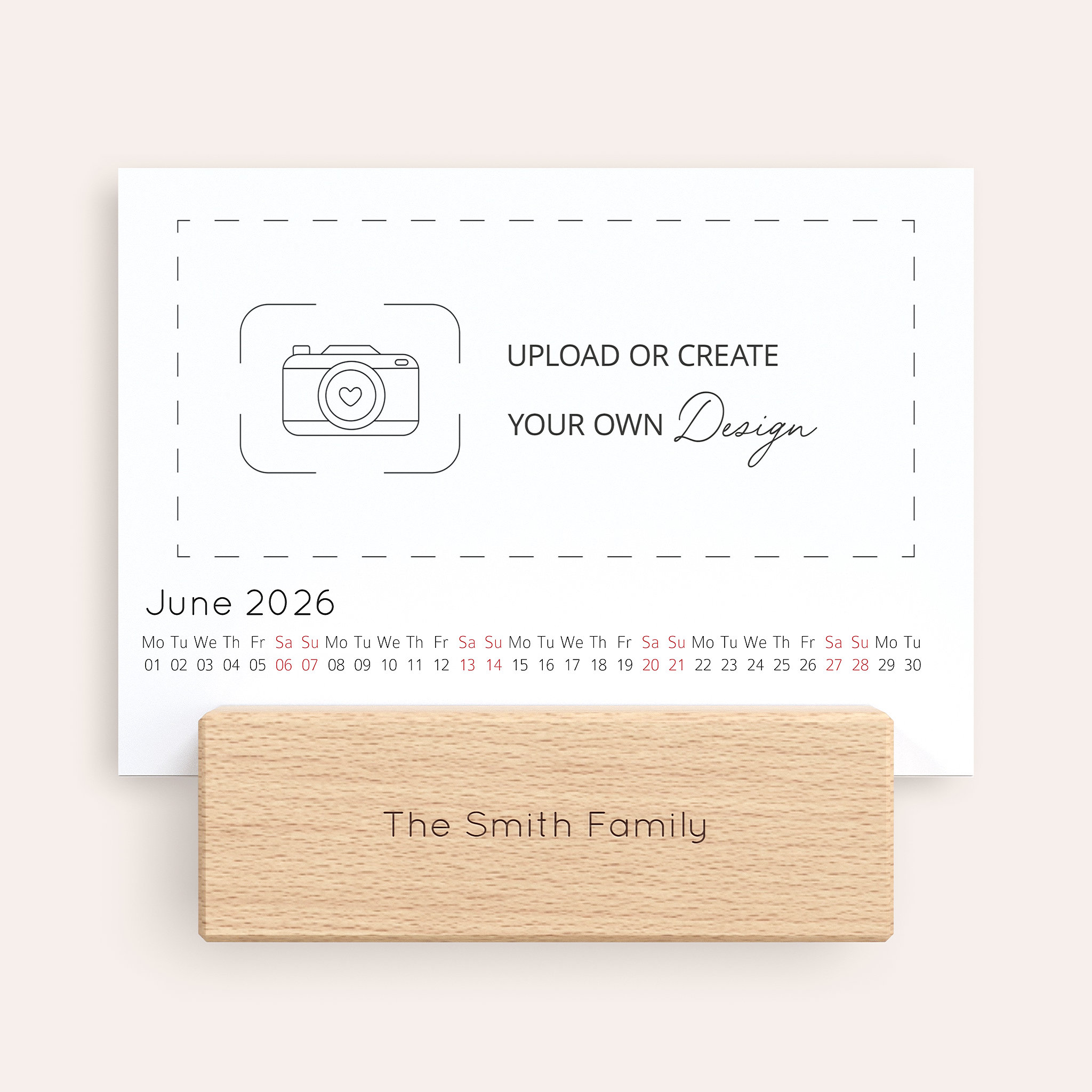 Desk Calendar "Own Design"