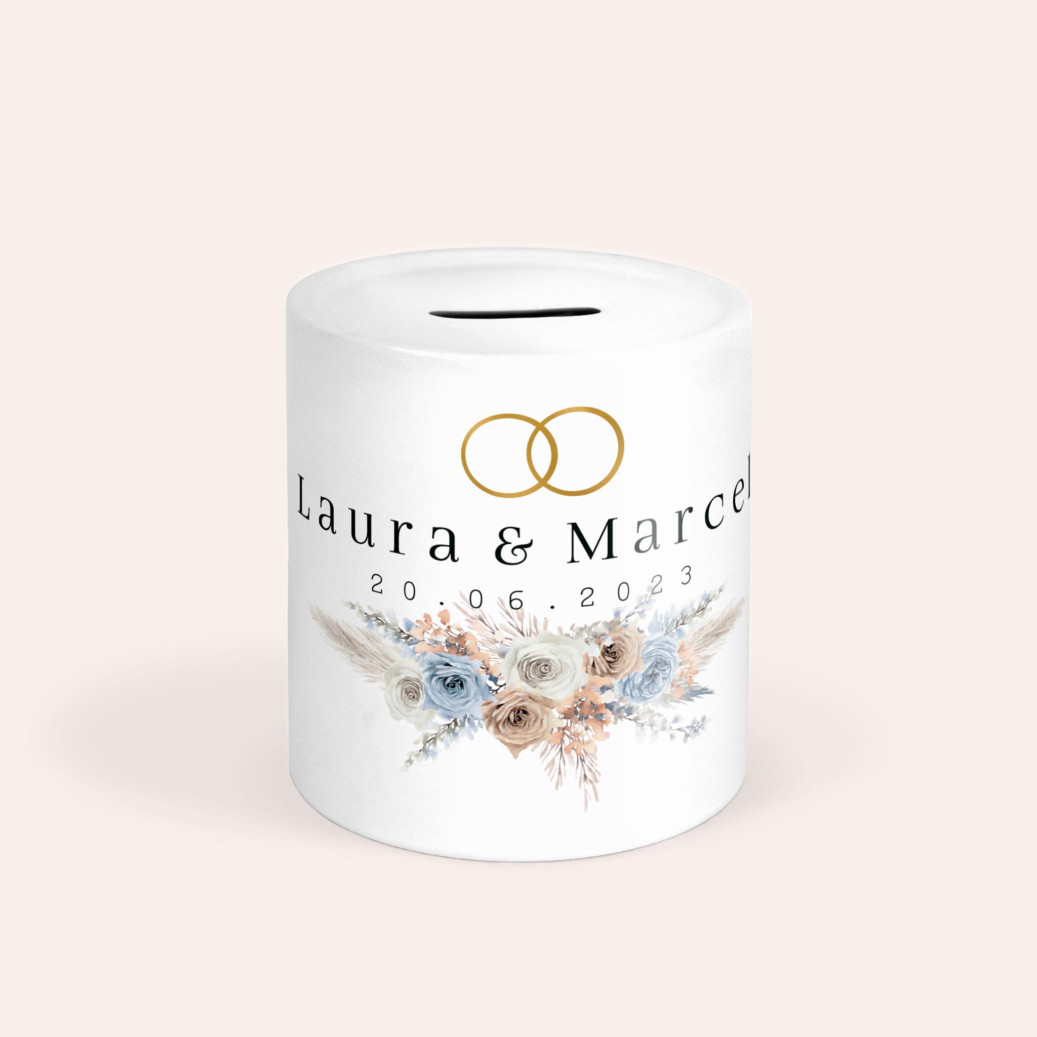 Geschenke zur Hochzeit - Keramik-Spardose “Ewige Liebe”