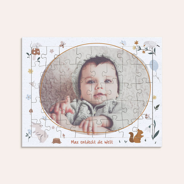 Geschenke für Babys - Waldtiere-Rahmenpuzzle 40 Teile