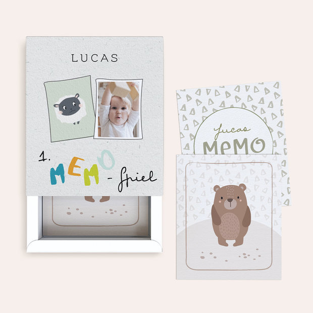 Geschenke für Kindergeburtstag - Memory mit eigenem Foto