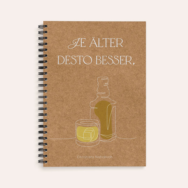 Geschenke zum 50 Geburtstag - Personalisiertes Notizbuch
