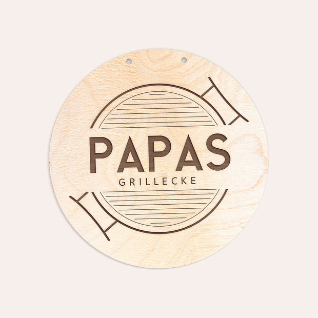 Geschenke für Papa - Türschild für Papa