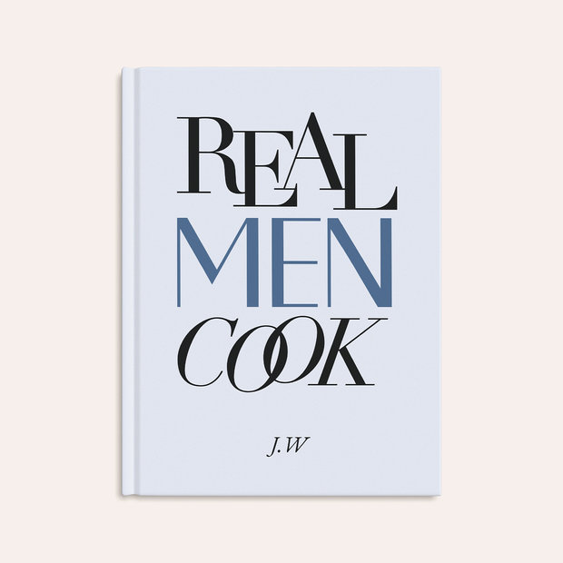 Geschenke für Papa - Personalisiertes Rezeptbuch - Real Men