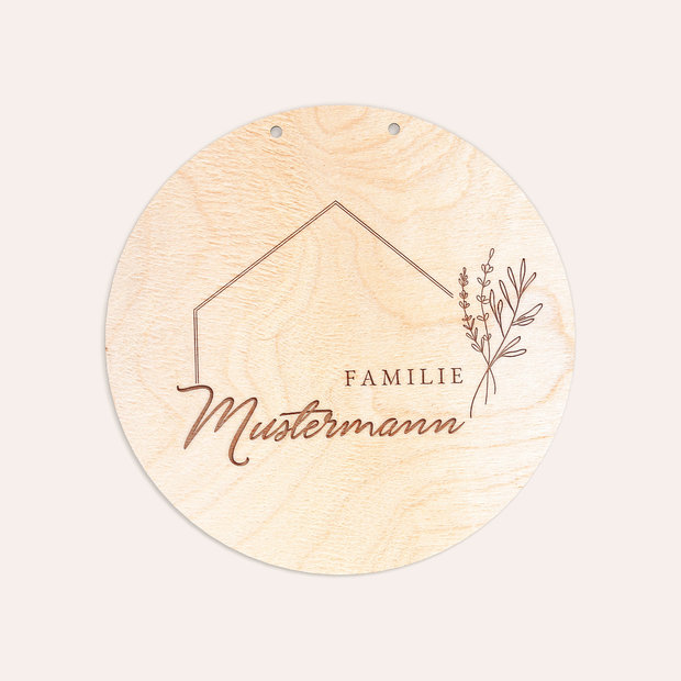 Geschenke für die Familie - Holzschild - Familien-Reich